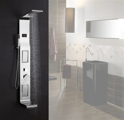 Beth yw faucet cawod LCD a beth mae'r arddangosfa'n ei ddangos